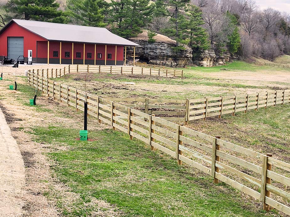 Post and Board Fence Contractor in Madison Wisconsin