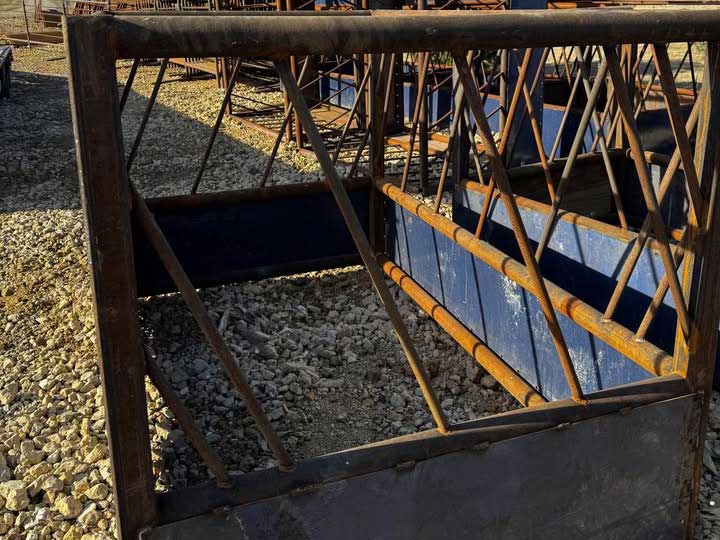 Fence with Farm Hay Bale Feeder 7x7 in Madison Wisconsin