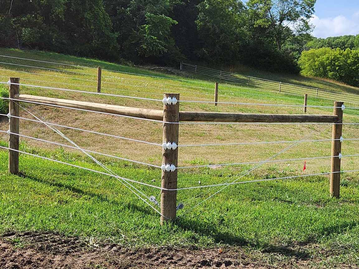 Fence with High Tensile Farm Fence Linden Wisconsin in Madison Wisconsin