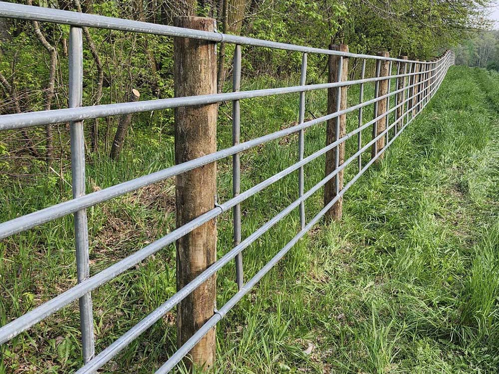 Fence with Pipe Farm Fence Linden Wisconsin in Madison Wisconsin