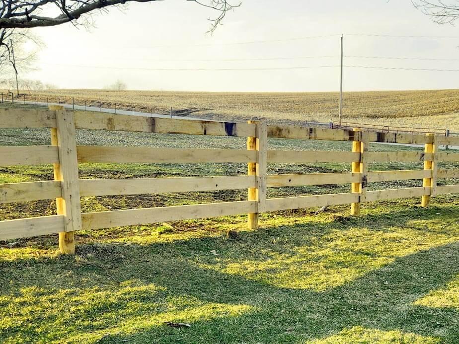 board fence Richland Center Wisconsin