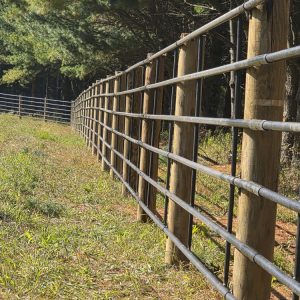 Fence installation in Linden, WI