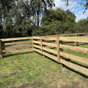 Fence installation in Linden, WI