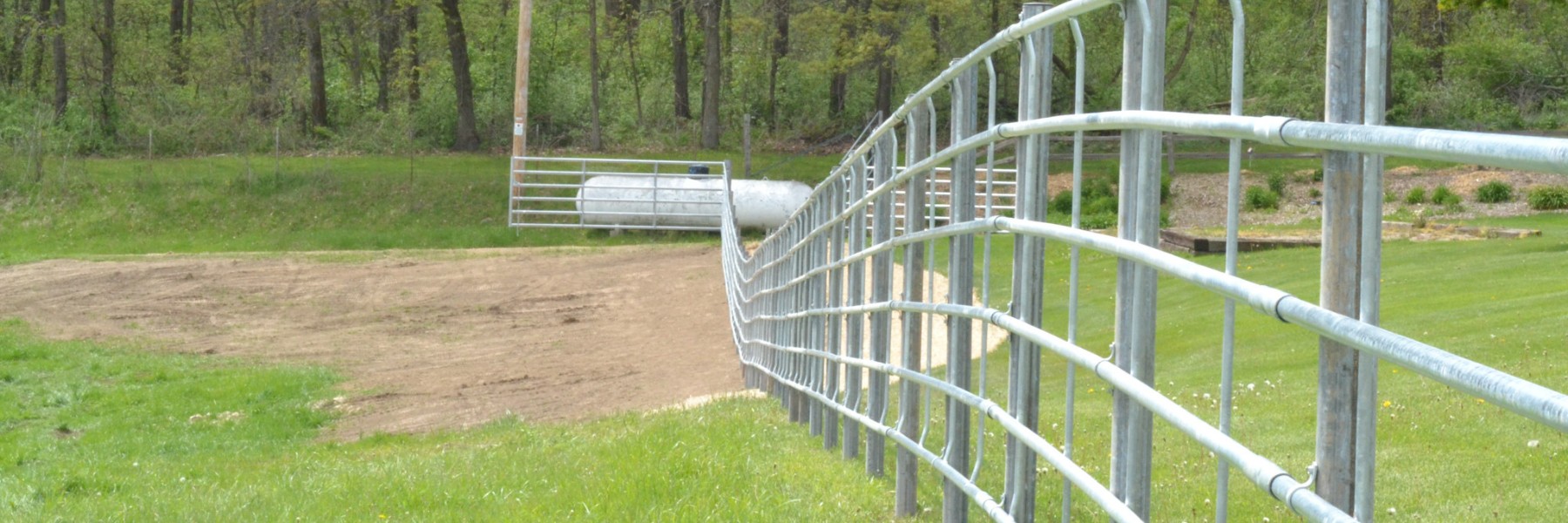 Fence line near Baraboo, Wisconsin