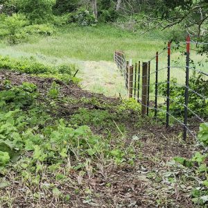 Fence installation in Linden, WI