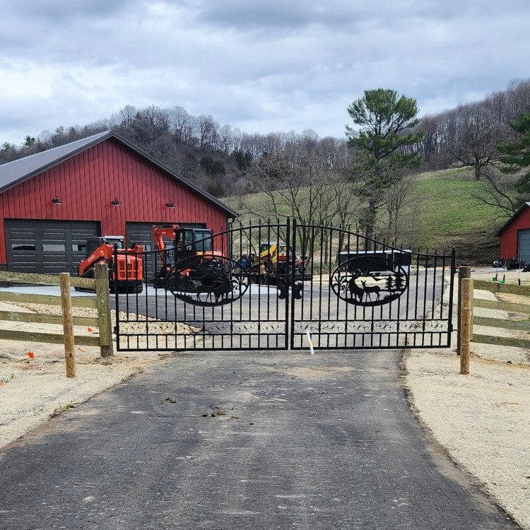 Fence installation in Linden, WI