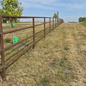 Fence installation in Linden, WI