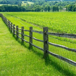 Fence installation in Linden, WI