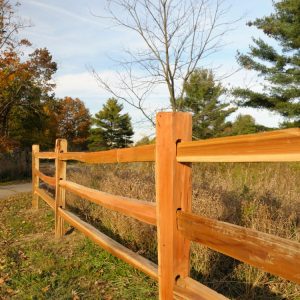 Fence installation in Linden, WI