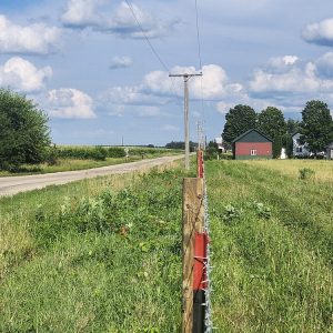 Fence installation in Linden, WI