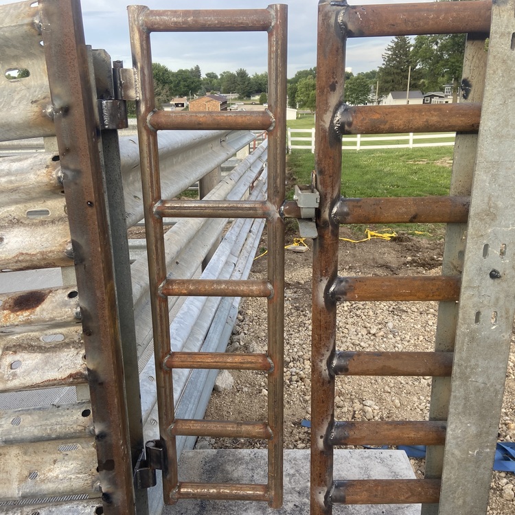 Fence project near Elizabeth, Illinois