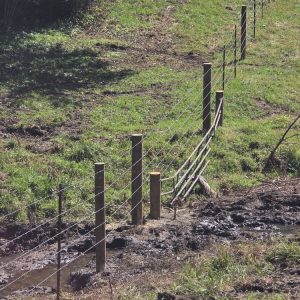 Fence installation in Linden, WI