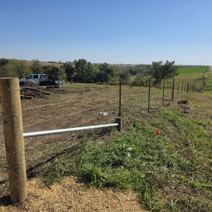 Fence installation in Linden, WI