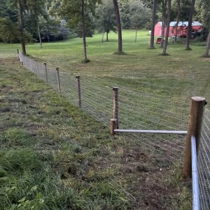 Fence installation in Linden, WI