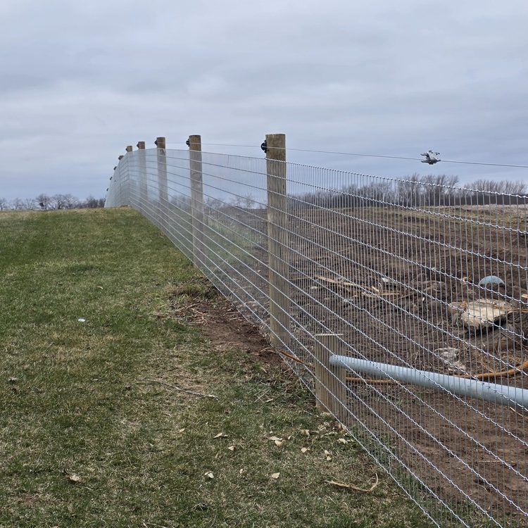 Fence installation in Linden, WI