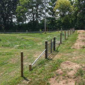 Fence installation in Linden, WI