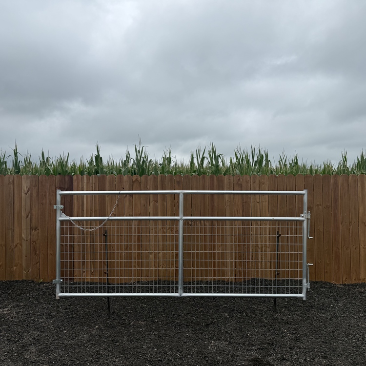 Fence project near Mount Horeb, Wisconsin
