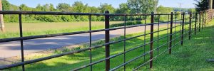 Fence installation in Linden, WI