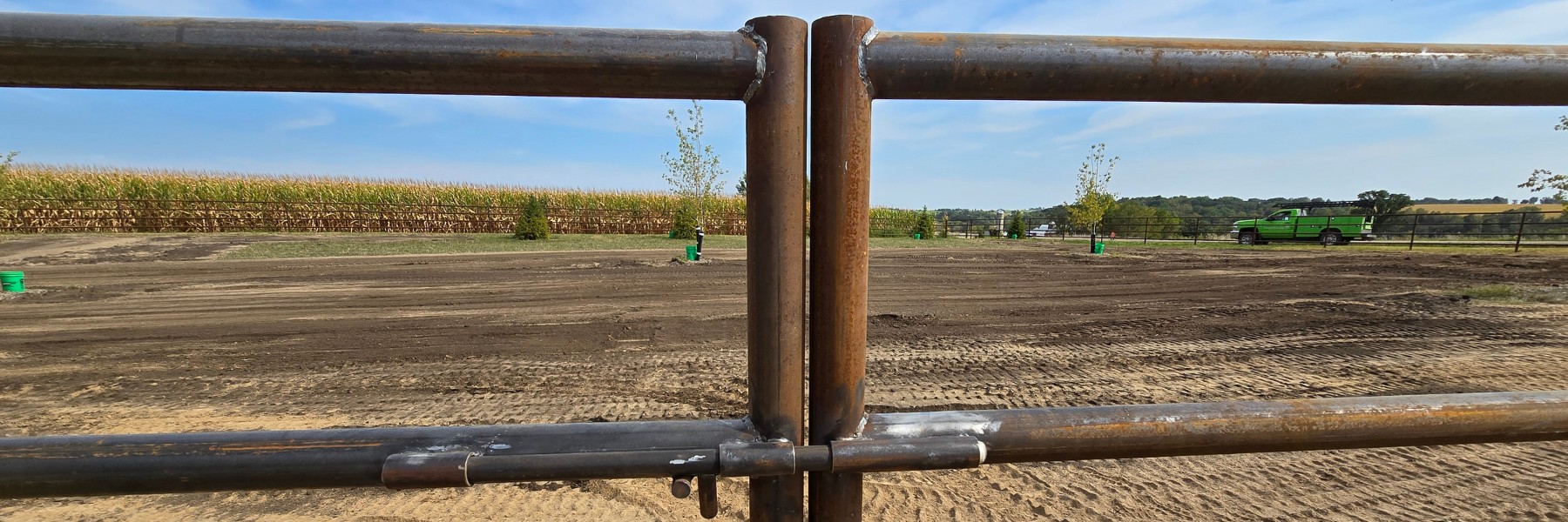 Fence line near Verona, Wisconsin