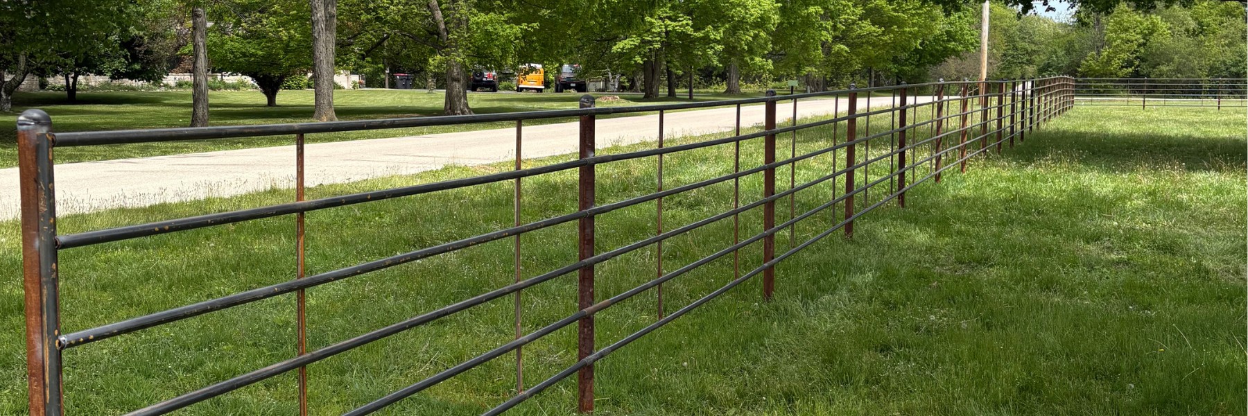 Fence line near Stockton, Illinois