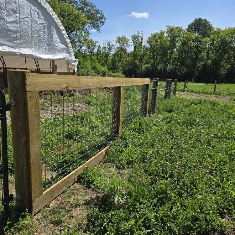 Fence installation in Linden, WI