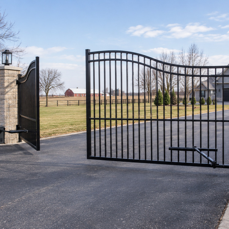 Fence installation in Linden, WI